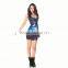 2015 Hot sell fashion jumpsuit short skirt starry galaxy short skirt slim short skirts