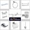 Factory Wholesale Modern Wall Mounted Bathroom hardware Accessories Sets for home bathroom 6D17