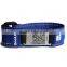 custom id nylon bracelet engrave id metal nylon id band