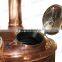 Large size beer brewing equipment copper brew kettle