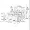 bedroom furniture /Simple princess bed,solid wood bed furniture