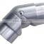 stainless steel round steel connectors flexible for 50.8mm 2inches tube