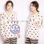 Custom made wholesale high quality coral fleece maternity set