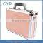 Ladies Hard Pistol Gun Storage Case Aluminum + Alligator PVC Handgun Bag ZYD-HZMgc017