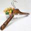 QingDa factory Hot Sale wooden craft coat hangers for display