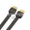 Flat 2.0V HDMI cable A male to A male with Ethernet Supports 3D & Audio Return Channel