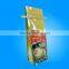 hot custom designed quad seal box pouch stand up pouch for goods wrapping