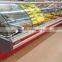 Supermarket dishes display refrigerator/cook food cooler showcase