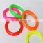 High demand colored hard plastic ring