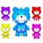 120*70CM promotional high quality bear foil balloon