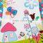 F6198white 2-6Y children girl dress for spring/autumn wear with long sleeve