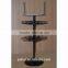 latest design wire key chain display rack with lock system