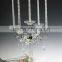 Graceful pillar crystal candle holder in