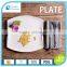 Porcelain square dessert plate