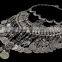 2016 Fashion Women Jewelry Chain Crystal Chunky Statement Bib Vintage Necklace
