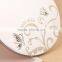 High Quality Fancy Metal Alloy Flexible Round One Side No Foldable Diamante Personalized Pocket Mirror/cosmetic Mirror