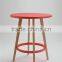 Modern plastic wooden table dining room table plastic round table