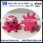 Pink rubber octopus sea animal squirt water toy