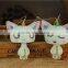 cute chinese animal shape ceramic wind chime