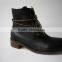 2016 wooden heel women trendy boot