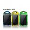 Manufacturer china,10000mAh solar charger solar powerbank solar charger 5000mah for all mobile phone