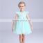 Light blue one piece fat girl party prom dress 2014