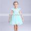 Factory price casual baby girl a line dress with waistbelt