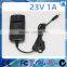 AC DC adapter 23V UL approved Wall Mounted Power Adapter 23V 1A UL power supply