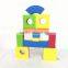 Melors non toxic soft multi color eva foam block toy new 2015/children plastic building blocks organizer