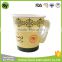 Arabic insulated disposable hot drink paper tea cup with handle