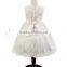 High Quality White Elegant Baby Girl Party Dress Children Frocks Designs