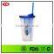16 oz reusable double wall Plastic Fruit Infuser Water tumbler