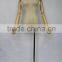 female upper body dress form with wooden arms & base