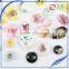 Flower Resin cabochon- real flower resin cabochon,DIY Flat back Real Flower cabochon