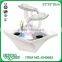 glass tabletop indoor water fountain ceramic bottom basin with led light