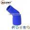 high temperature 54mm to 48mm blue 45 degree heat resistance silicone reducer elbow hose silicone rubber hose