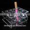 clear plastic acrylic make up brush holder