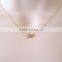 Gold puzzle necklace simple handmade jewelry everyday bridal jewelry bridesmaid gift best friends gift