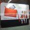 Promotion banner curve straight aluminium tension fabric store display