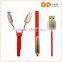 Hot sale double sided micro usb data cable for samsung factory supply