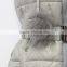 2015 dowm vest with fox fur hood for ladys DV02