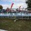 Security crowd control barrier fence/color coated temporary barrier fence