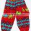 oriental fisherman thai style VTG RETRO INDIE HIPPIE BOHO HAWAII POLKA DOT elephant mix print MAXI KIDS Children PANTS