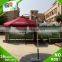 Aluminum pole material and umbrella type portable patio umbrella