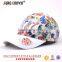 fashion floral baseball caps for girls