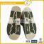 Good Quality Embroidered Waffle Open Toe Home Slipper