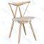 Wooden Triangle Chair Classic Dining Chair