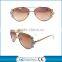 Unique sunglasses for girl three flowers decoration kid metal sunglasses