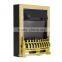 HOMCOM Golden LED Flame Electric Fire Place