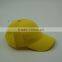 Yellow blank baseball cap,best selling Baseball cap